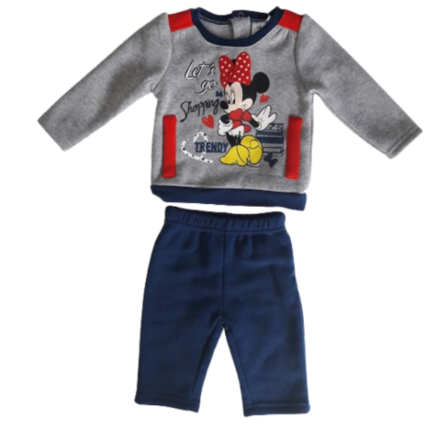 Sun City kojenecká tepláková souprava Minnie šedá