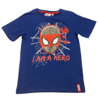 Sun City chlapecké tričko Spiderman modré