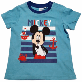 Setino kojenecké tričko Mickey Mouse modré
