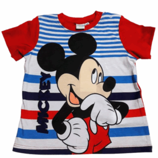 Sun City kojenecké tričko Mickey Mouse červené