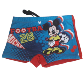 Chlapecké nohavičkové plavky Mickey Mouse červené