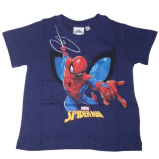 Chlapecké tričko Spiderman tm.modré