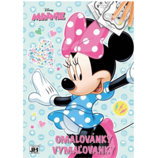 Omalovánka A4 Minnie modrá
