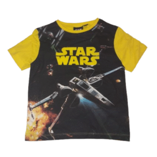 Chlapecké tričko Star Wars žluté