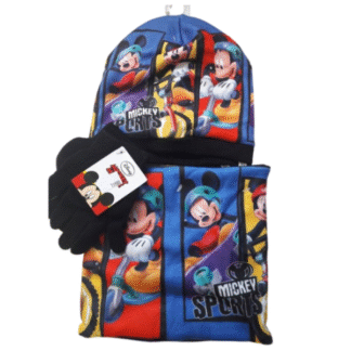 Zimní set nákrčník čepice rukavice Mickey