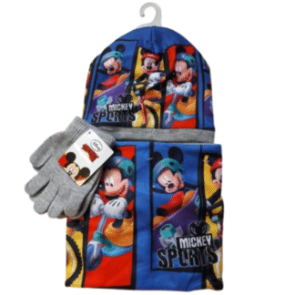 Zimní set čepice rukavice nákrčník Mickey š.