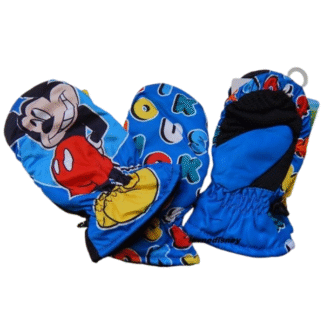 Dětské zimní SKI rukavice palcové Mickey