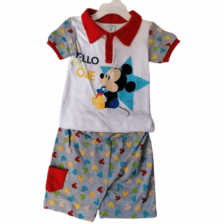 Kojenecký set šedý Mickey Mouse