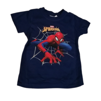 Chlapecké tričko Spiderman tm. modré