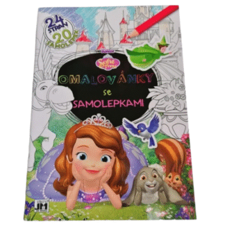 Omalovánky A4+ se samolepkami Sofie