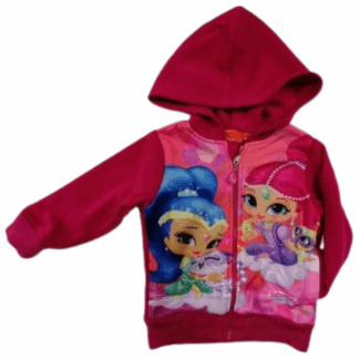 Dívčí mikina Shimmer and Shine růžová