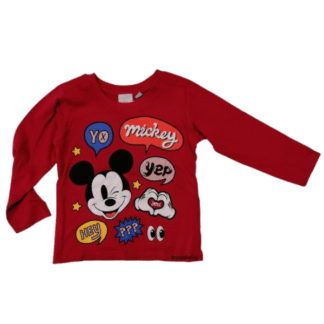 Chlapecké tričko Mickey Mouse červené