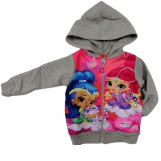 Dívčí mikina Shimmer and Shine šedá