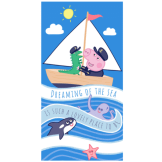 Dětská osuška  Peppa Pig George Námořník