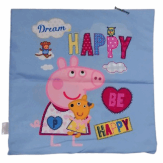 Dětský povlak na polštářek Peppa Be Happy