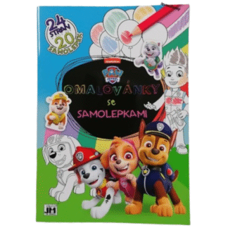 Omalovánky A4 se samolepkami Tlapková patrola
