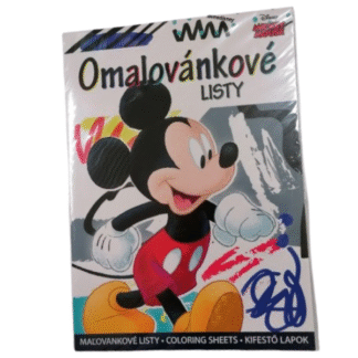 Omalovánkové listy A4 Mickey Mouse