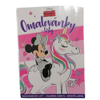 Omalovánkové listy A4 Minnie