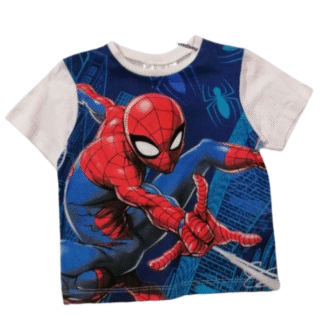 Chlapecké tričko Spiderman bílé