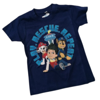 Chlapecké tričko Tlapková patrola Play Rescue Repeat