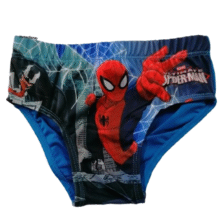Chlapecké plavky Spiderman sv. modré