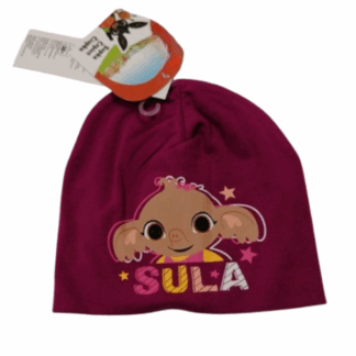 Dívčí čepice jaro/podzim Bing Sula tm. růžová