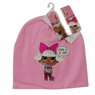 Dívčí čepice jaro/podzim LOL růžová