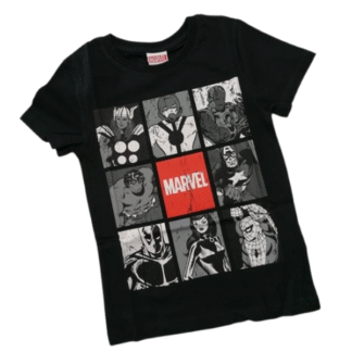 Chlapecké tričko Marvel černé