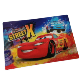 Dětská jídelní 3D podložka Cars Street X