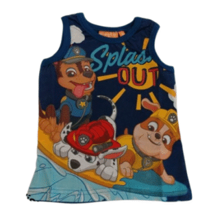 Chlapecké tílko Tlapková patrola tm. modré