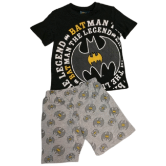 Dětský letní set/pyžamo Batman tmavé