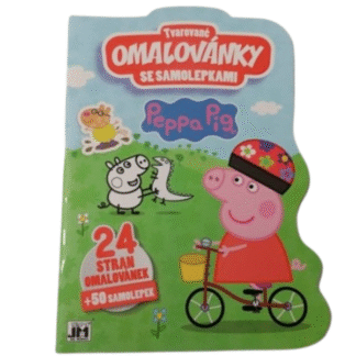 Tvarované omalovánky Peppa Pig