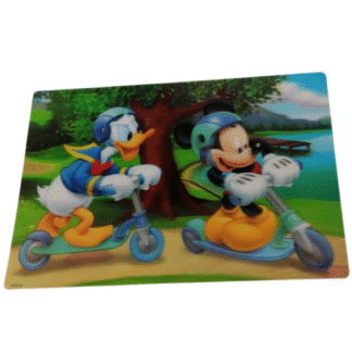 Dětská 3D jídelní podložka Mickey a Donald