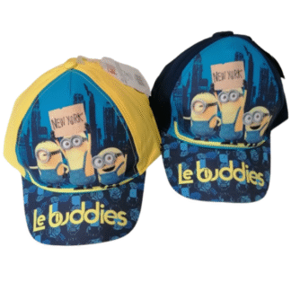 Dětská kšiltovka Mimoni žlutá/modrá