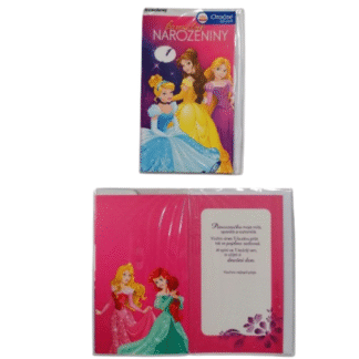 Dětské přání k narozeninám otočné Princezny