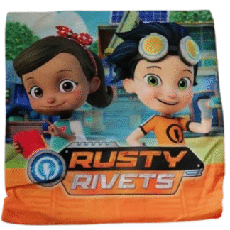 Dětský povlak na polštářek Rusty Nýtek/Rivets