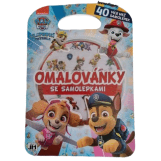 Omalovánky se samolepkami Tlapková patrola
