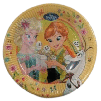 Párty papírové talířky Frozen 8ks