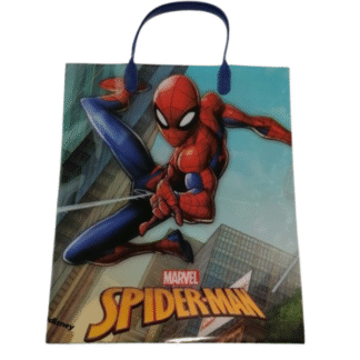 Plastová dárková taška Spiderman 32x27x10