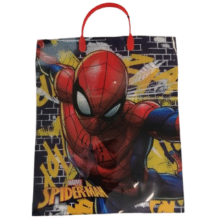 Plastová dárková taška Spiderman 32x39x12