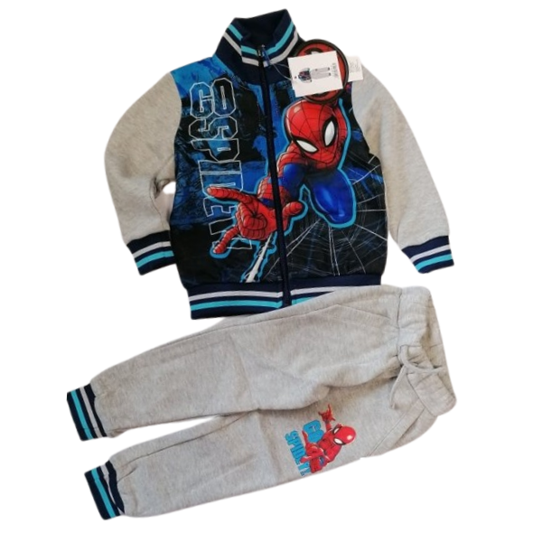 Chlapecká tepláková souprava Spiderman 2 šedá