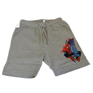Chlapecké kraťasy Spiderman sv. šedé