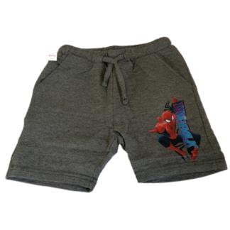 Chlapecké kraťasy Spiderman tm. šedé