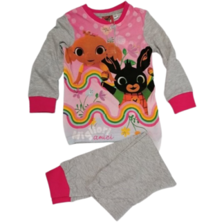 Dívčí pyžamo Bing Sula šedé