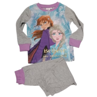 Dívčí pyžamo Frozen šedé