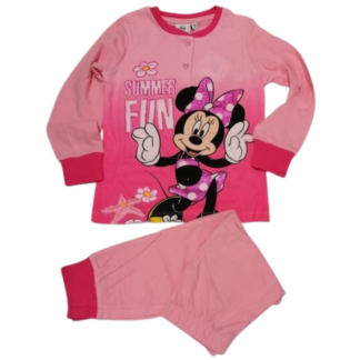 Dívčí pyžamo Minnie Summer Fun sv.růžové