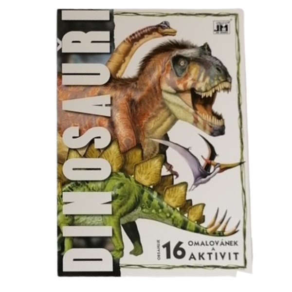 Omalovánky A4 Dinosauři