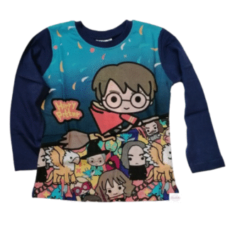 Chlapecké tričko dl.rukáv Harry Potter tm.modré