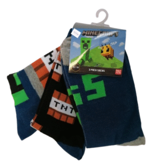 Dětské ponožky Minecraft 3pack