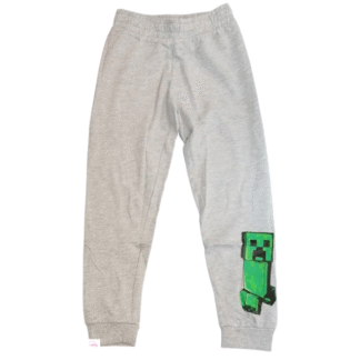 Dětské tepláky Minecraft šedé